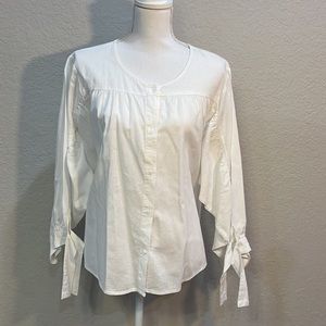 White Yarn & Sea blouse